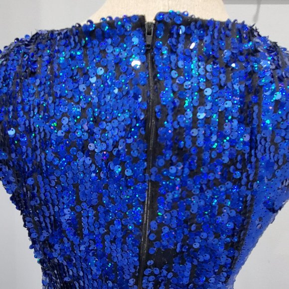 Blue Sequins Dress - Picture 4 of 5